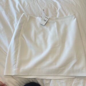 Express White Skirt